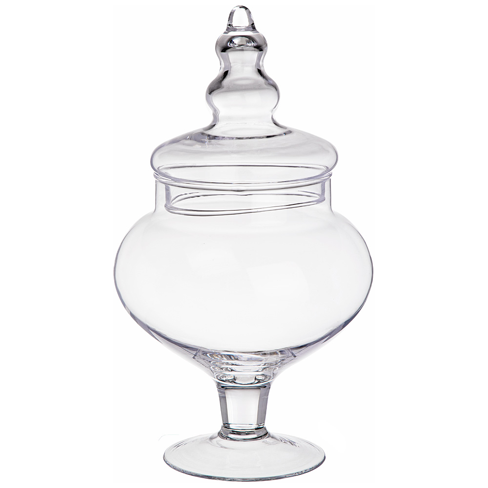 026275 Ваза с крышкой Alegre Glass 25 см