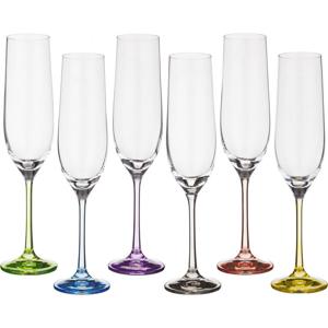 026497 Набор бокалов для шампанского Crystalex Cz