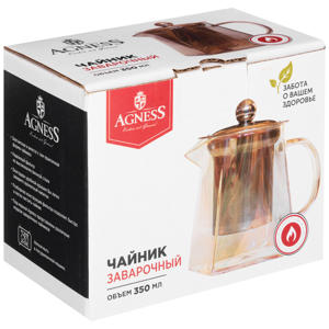 026931 Чайник заварочный AGNESS 350 мл