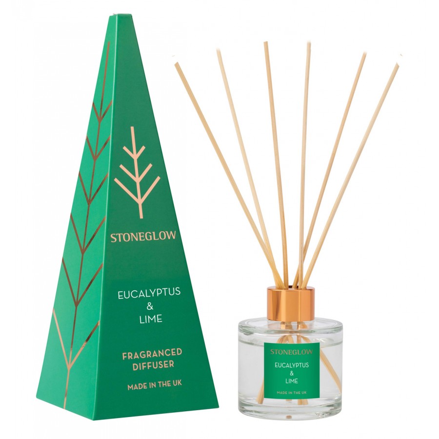 027874 Аромадиффузор Seasonal Эвкалипт и лайм Stoneglow