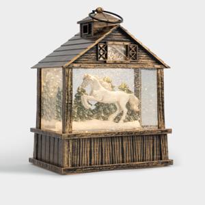 028303 Фонарь снежный с подсветкой Anna Lafarg