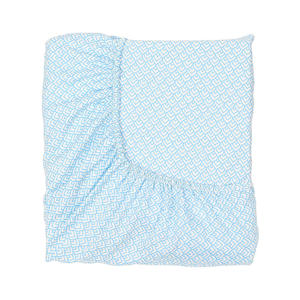 22372 Простыня на резинке Amite bleu 140*200 Manuel Canovas