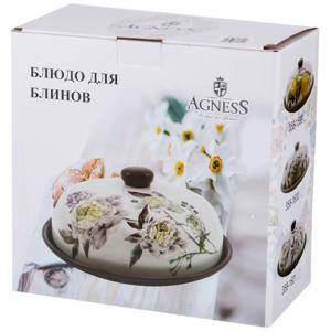 358-1600 Блюдо с крышкой Agness 23*10 см