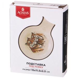 358-1971 Подставка под ложку AGNESS 15*11.5 см