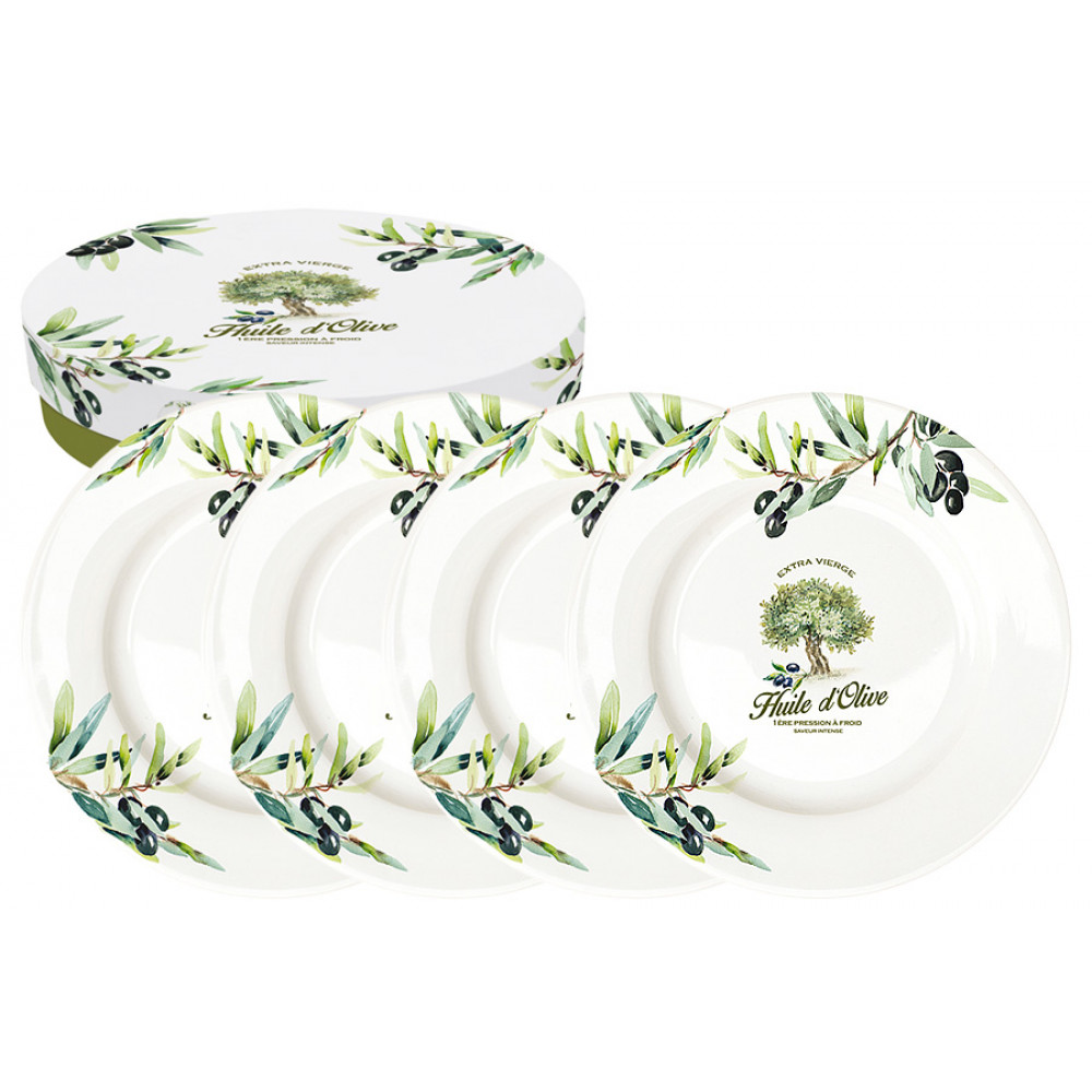 51605 Набор десертных тарелок Huile d'Olive 4 шт