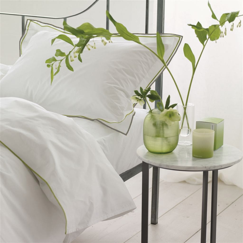 57342 Наволочка Astor pale grey to lime DESIGNERS GUILD 64*64 см