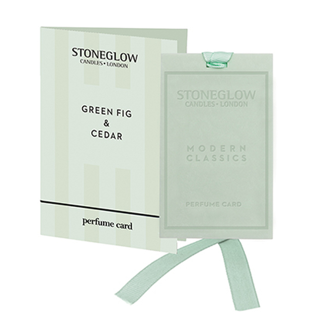 57575 Парфюмерная карта Зеленый Инжир и кедр STONEGLOW